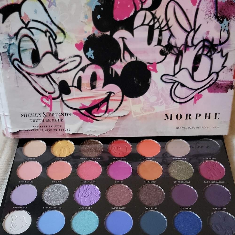 Morphe Pink and Purple Eyeshadow Palette Vibrant Shades